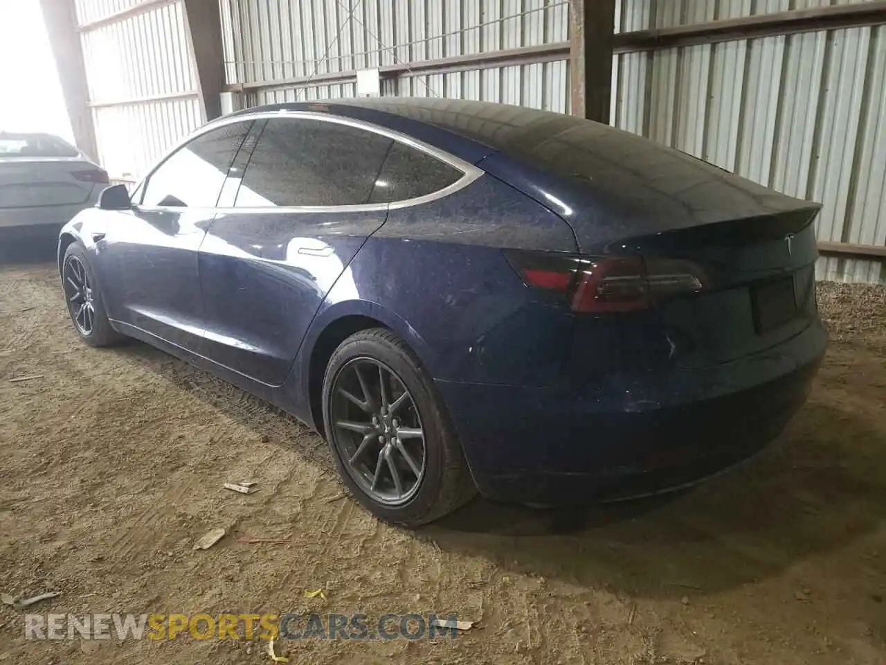 2 Photograph of a damaged car 5YJ3E1EB6KF387656 TESLA MODEL 3 2019
