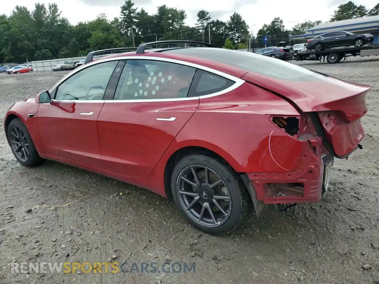 2 Photograph of a damaged car 5YJ3E1EB6KF418226 TESLA MODEL 3 2019