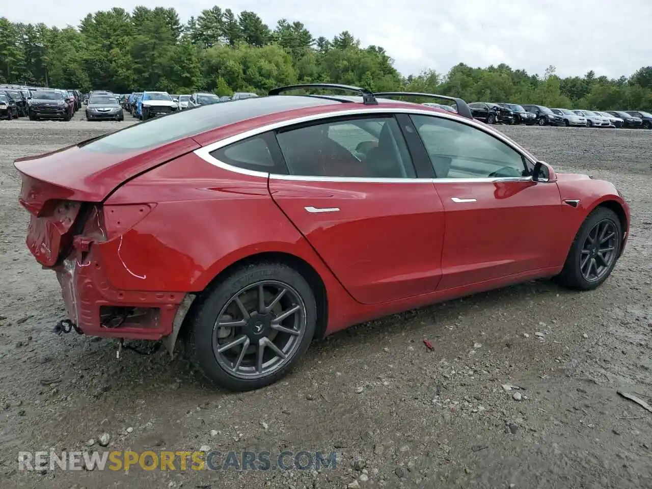 3 Photograph of a damaged car 5YJ3E1EB6KF418226 TESLA MODEL 3 2019