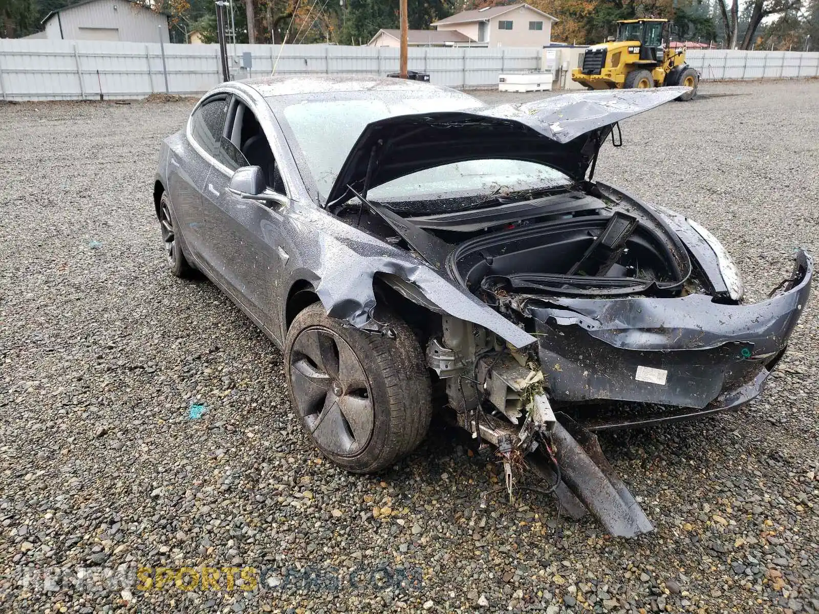 1 Photograph of a damaged car 5YJ3E1EB6KF440422 TESLA MODEL 3 2019