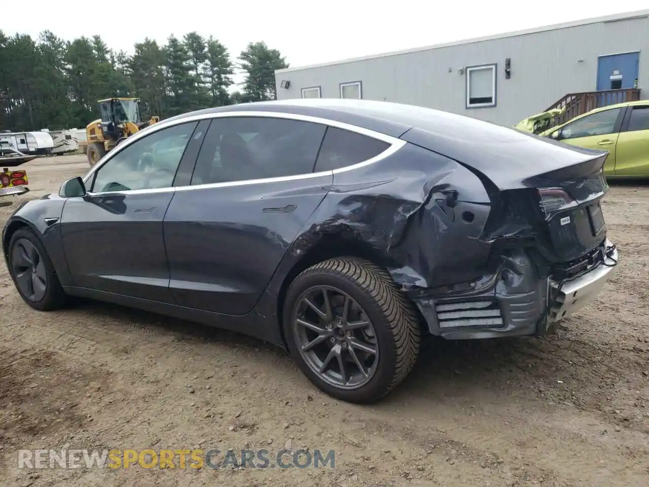2 Photograph of a damaged car 5YJ3E1EB6KF452280 TESLA MODEL 3 2019