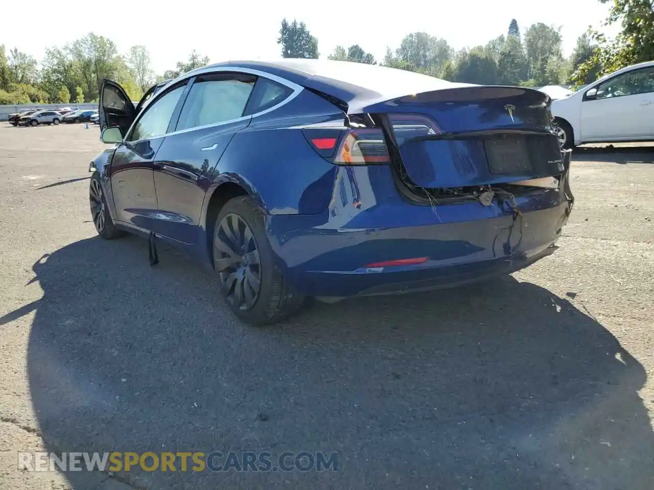 3 Photograph of a damaged car 5YJ3E1EB6KF497204 TESLA MODEL 3 2019
