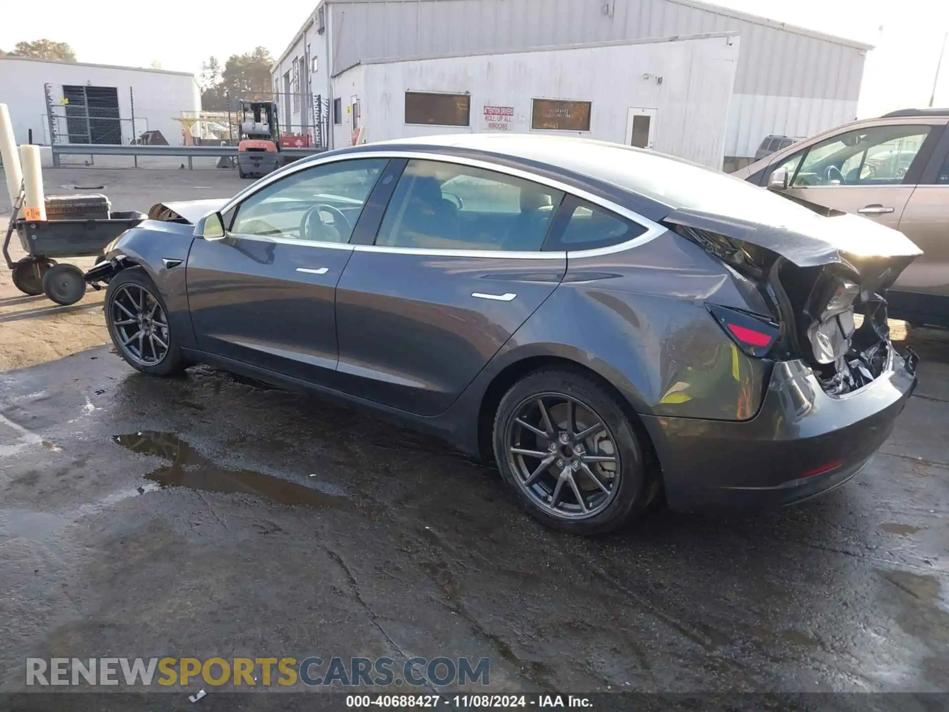 3 Photograph of a damaged car 5YJ3E1EB7KF210002 TESLA MODEL 3 2019