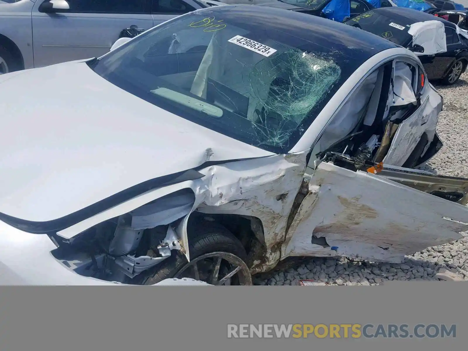 9 Photograph of a damaged car 5YJ3E1EB7KF213580 TESLA MODEL 3 2019