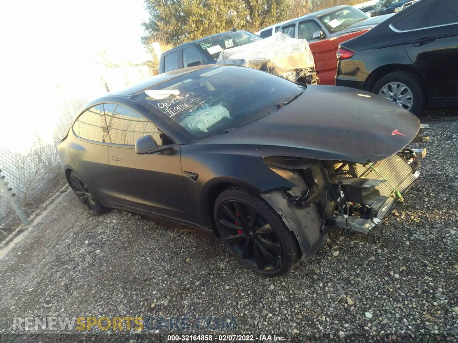 1 Photograph of a damaged car 5YJ3E1EB7KF392686 TESLA MODEL 3 2019