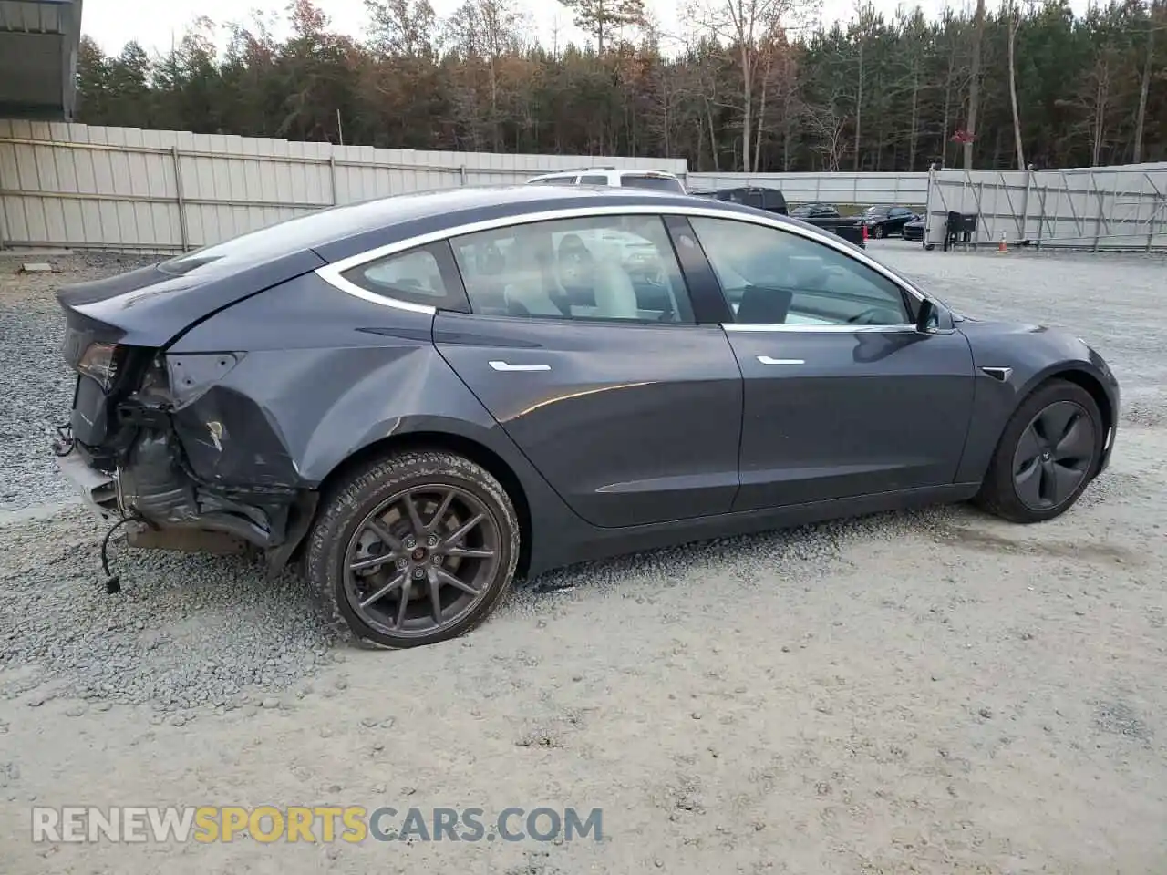 3 Photograph of a damaged car 5YJ3E1EB7KF450358 TESLA MODEL 3 2019