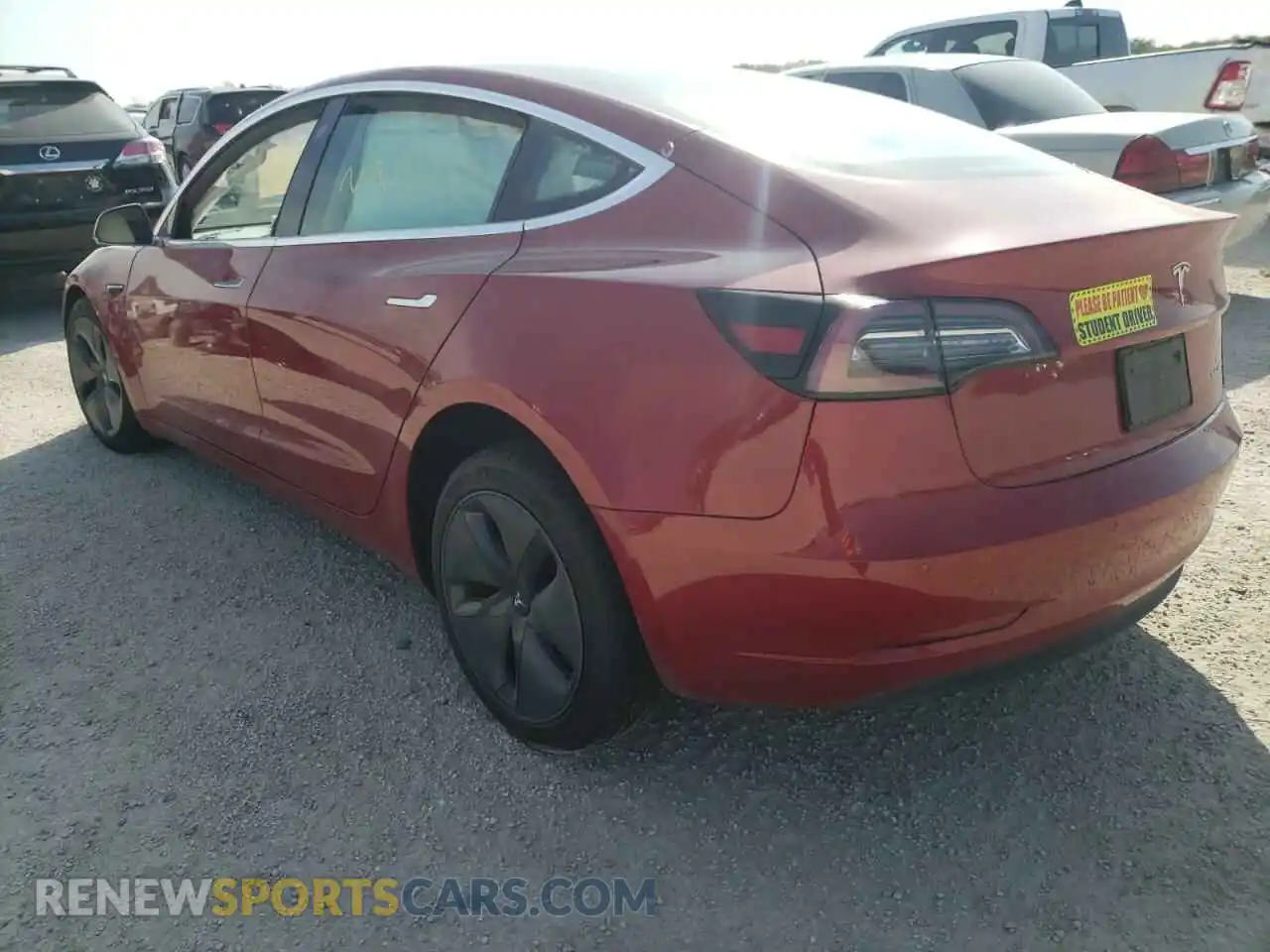 3 Photograph of a damaged car 5YJ3E1EB7KF450487 TESLA MODEL 3 2019