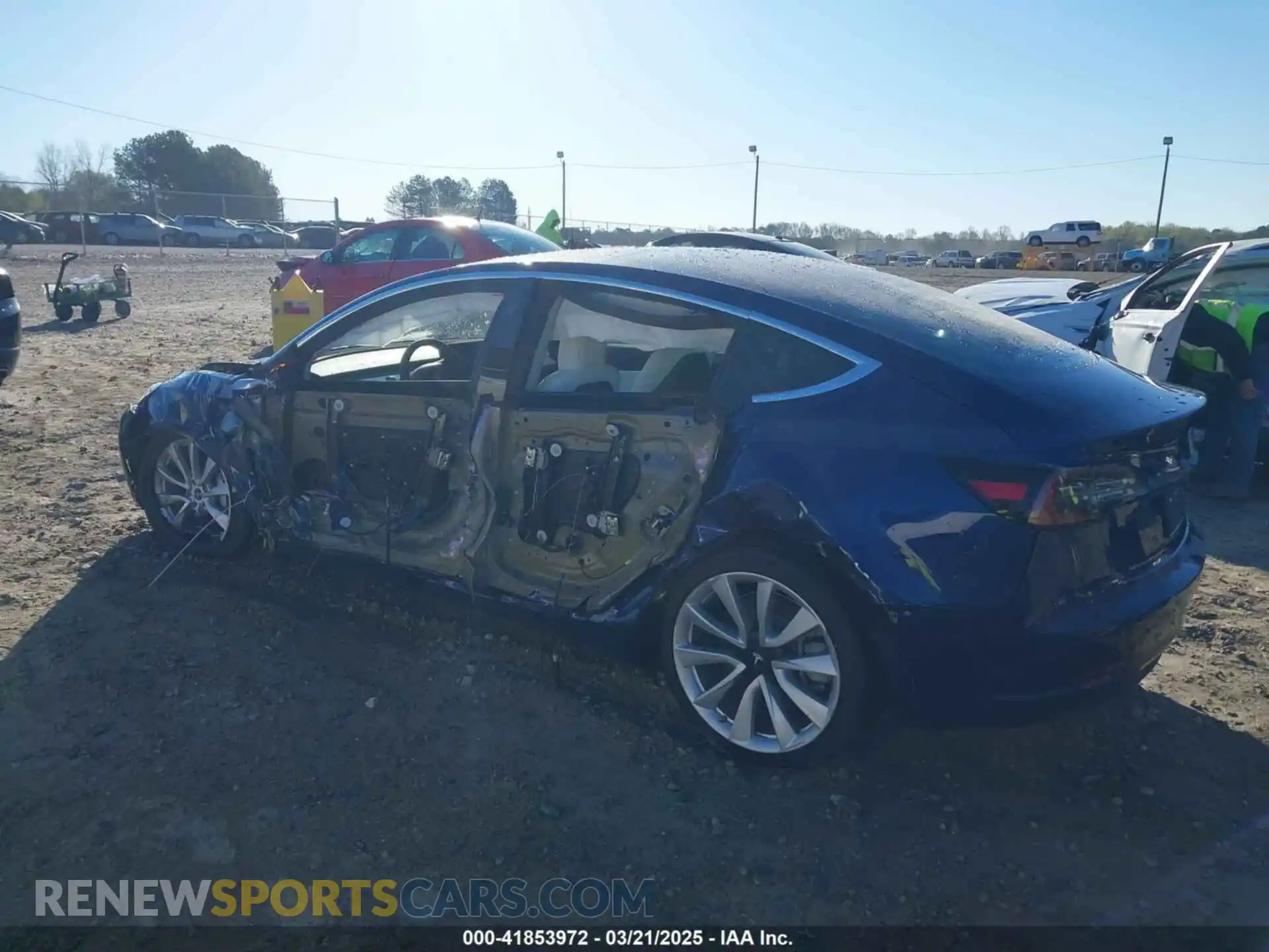 3 Photograph of a damaged car 5YJ3E1EB7KF454636 TESLA MODEL 3 2019