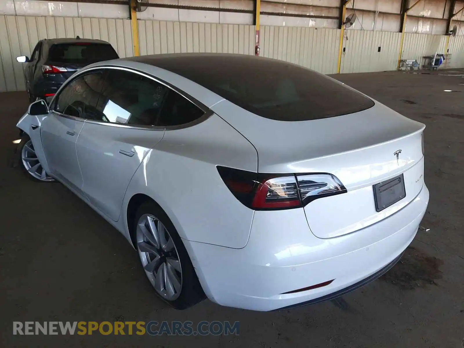 3 Photograph of a damaged car 5YJ3E1EB7KF513443 TESLA MODEL 3 2019