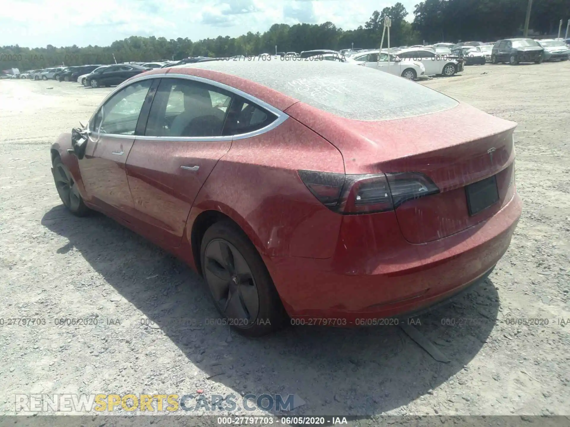 3 Photograph of a damaged car 5YJ3E1EB8KF195199 TESLA MODEL 3 2019