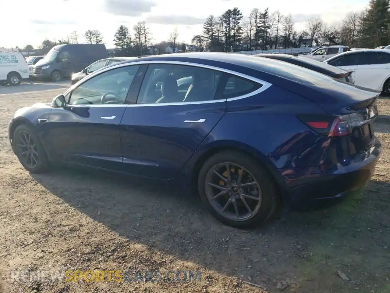 2 Photograph of a damaged car 5YJ3E1EB8KF199477 TESLA MODEL 3 2019