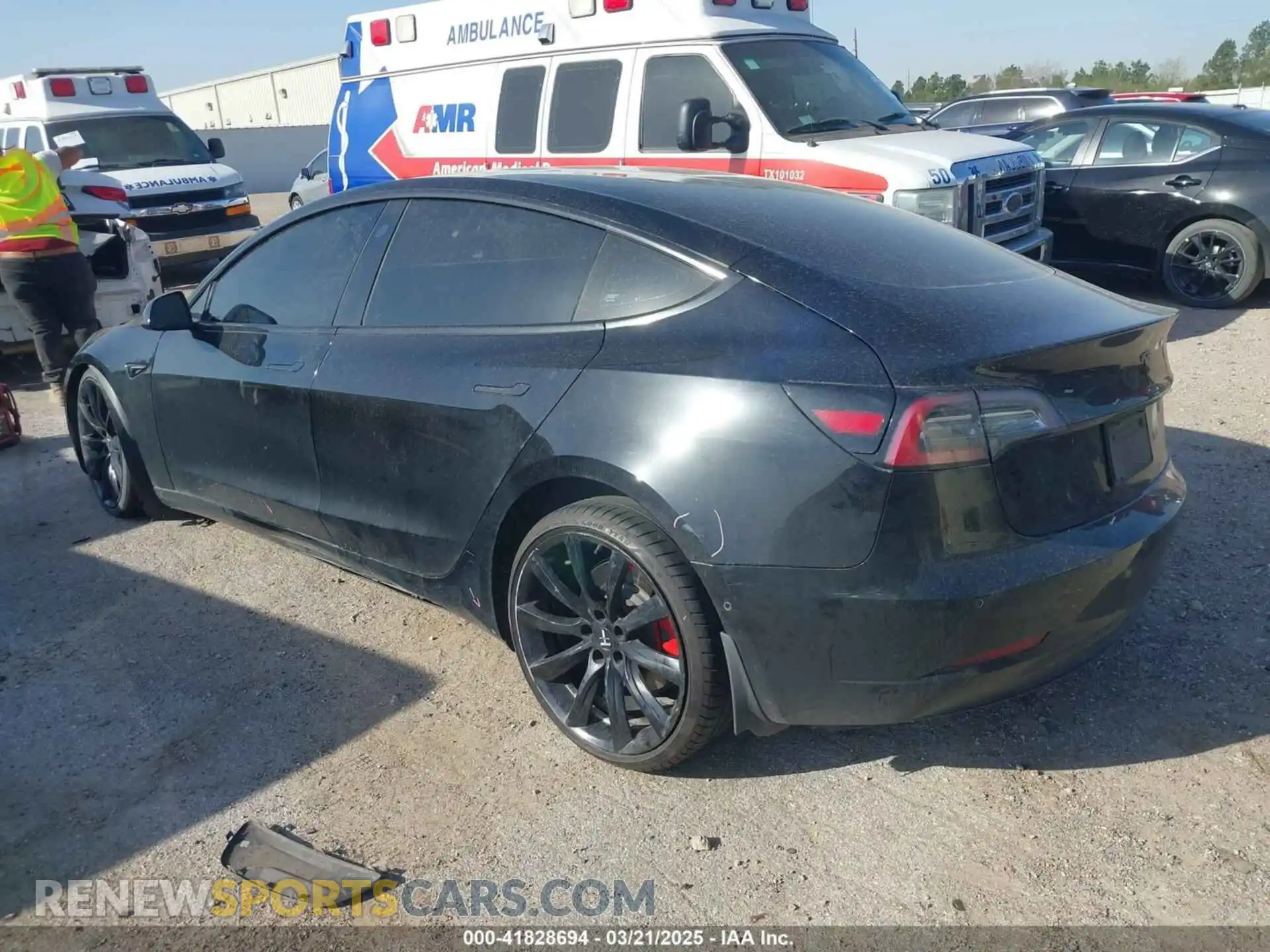 3 Photograph of a damaged car 5YJ3E1EB8KF208923 TESLA MODEL 3 2019