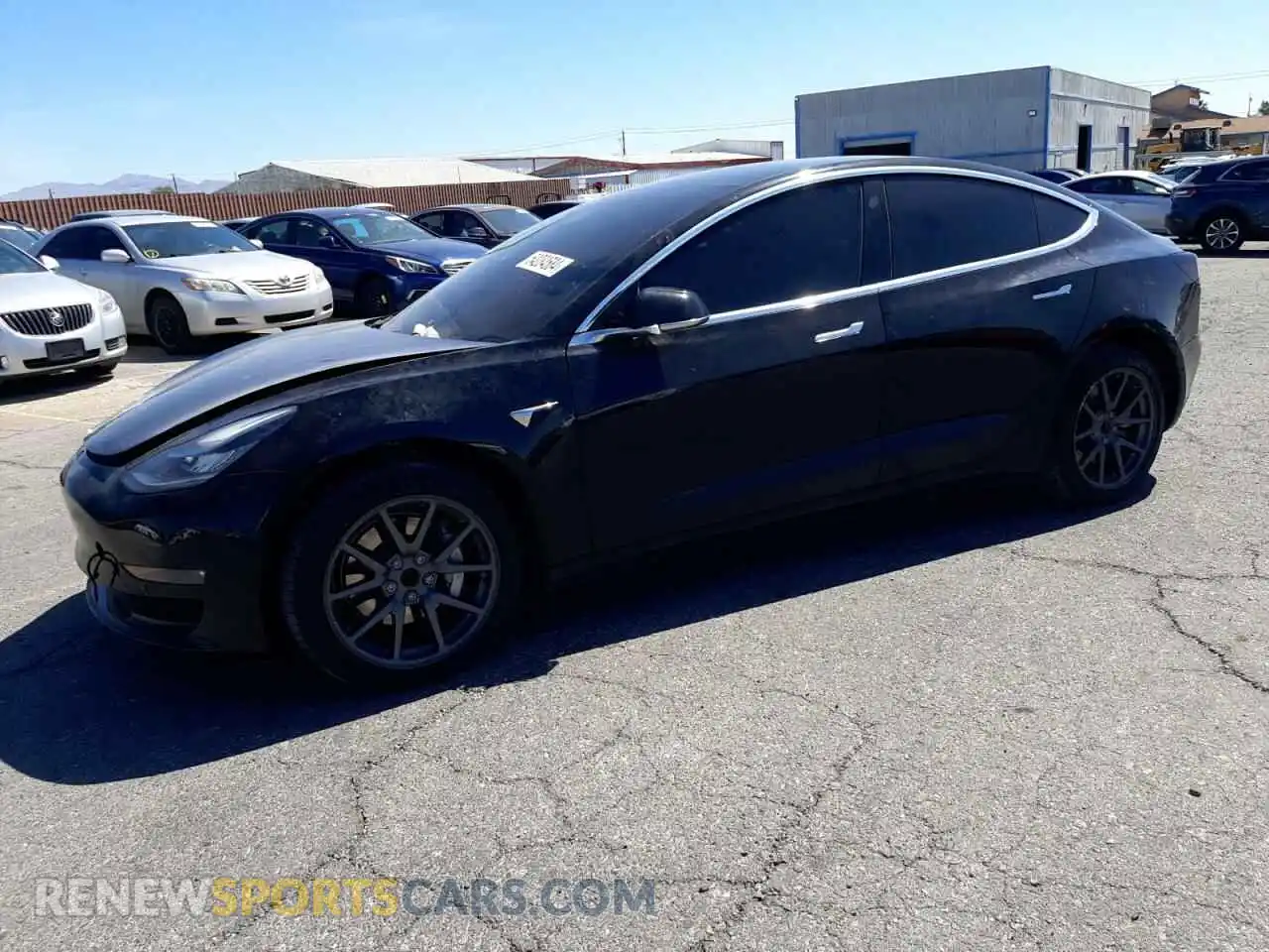 1 Photograph of a damaged car 5YJ3E1EB8KF451731 TESLA MODEL 3 2019