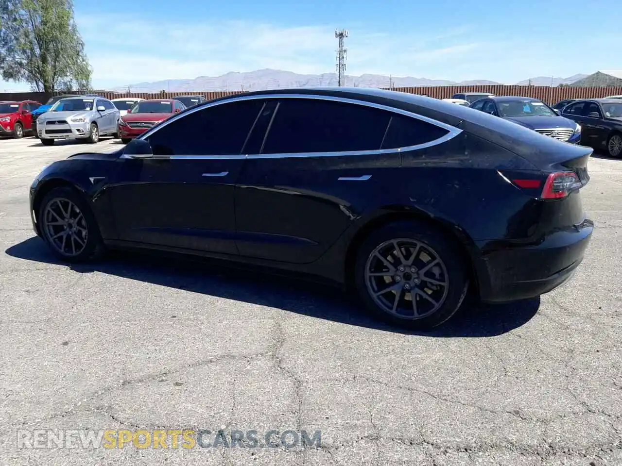 2 Photograph of a damaged car 5YJ3E1EB8KF451731 TESLA MODEL 3 2019