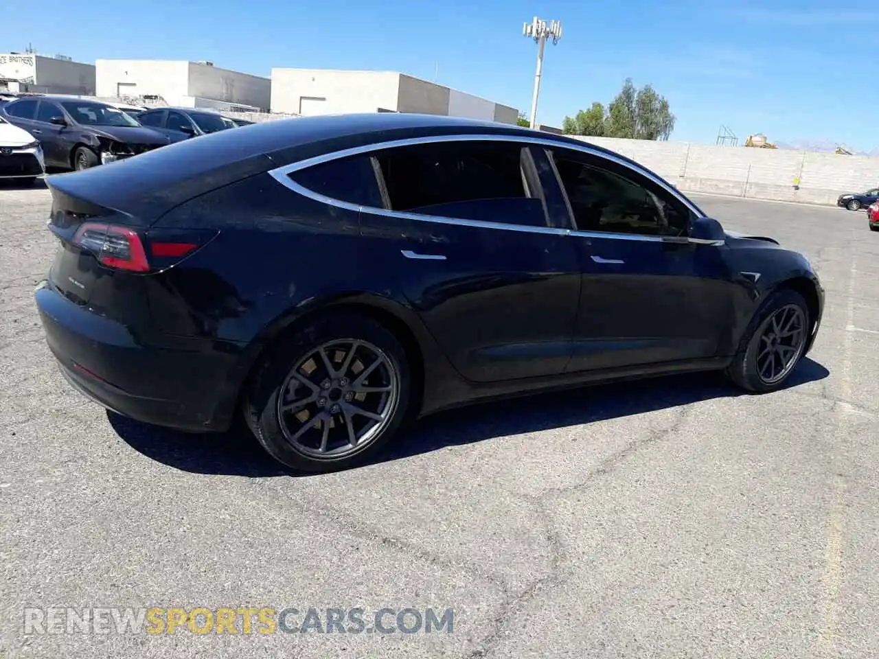 3 Photograph of a damaged car 5YJ3E1EB8KF451731 TESLA MODEL 3 2019