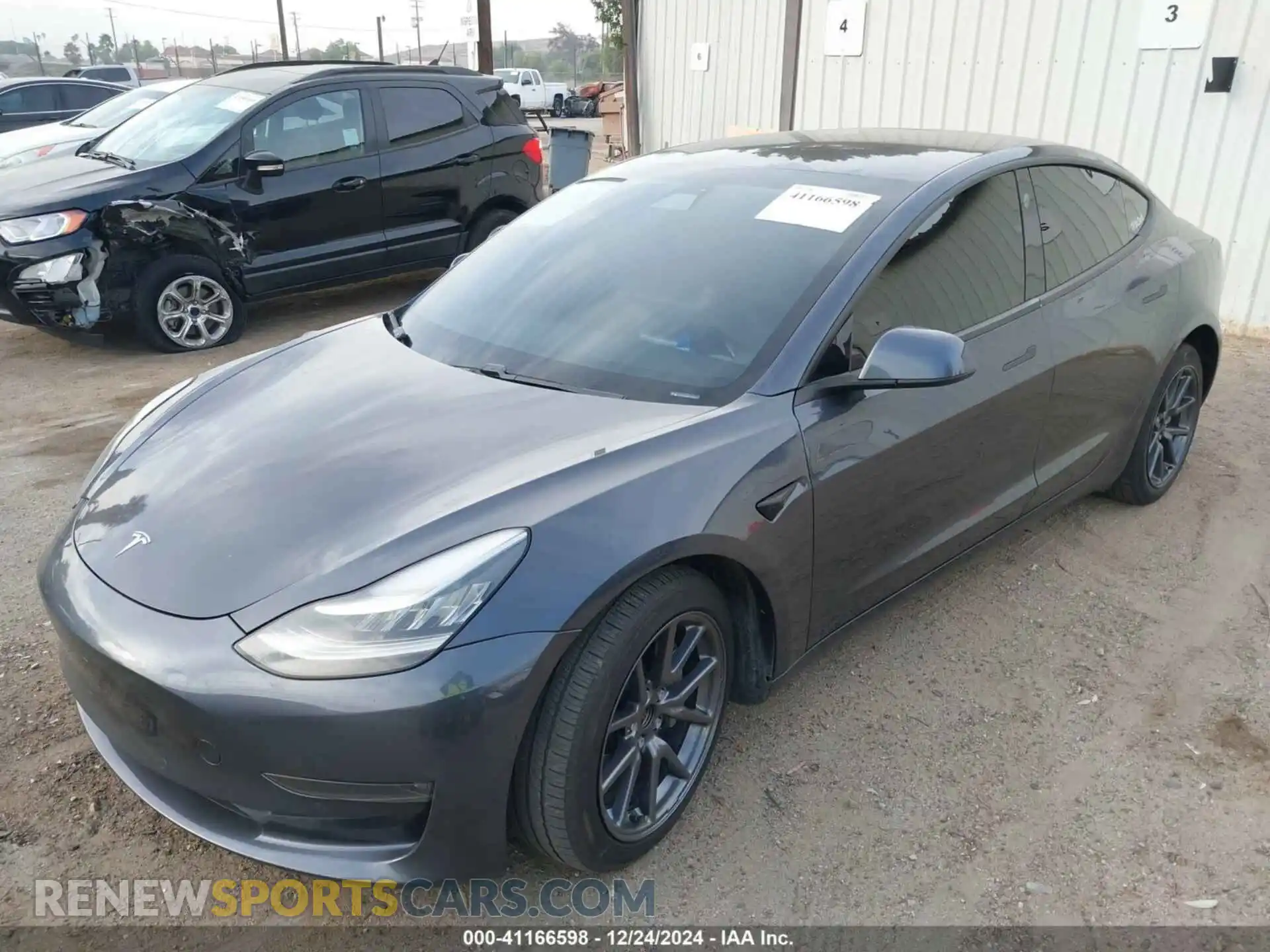 2 Photograph of a damaged car 5YJ3E1EB8KF492926 TESLA MODEL 3 2019