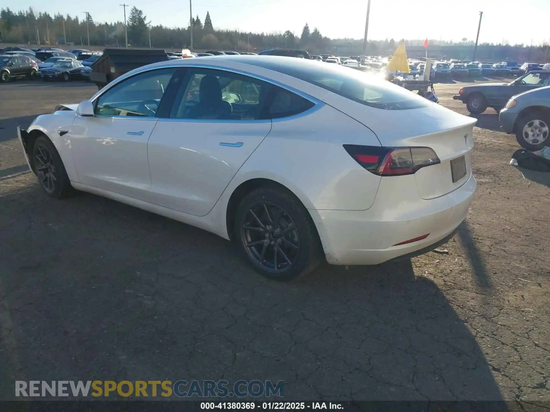 3 Photograph of a damaged car 5YJ3E1EB8KF493316 TESLA MODEL 3 2019
