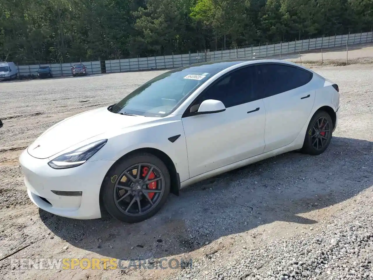 1 Photograph of a damaged car 5YJ3E1EB8KF493980 TESLA MODEL 3 2019