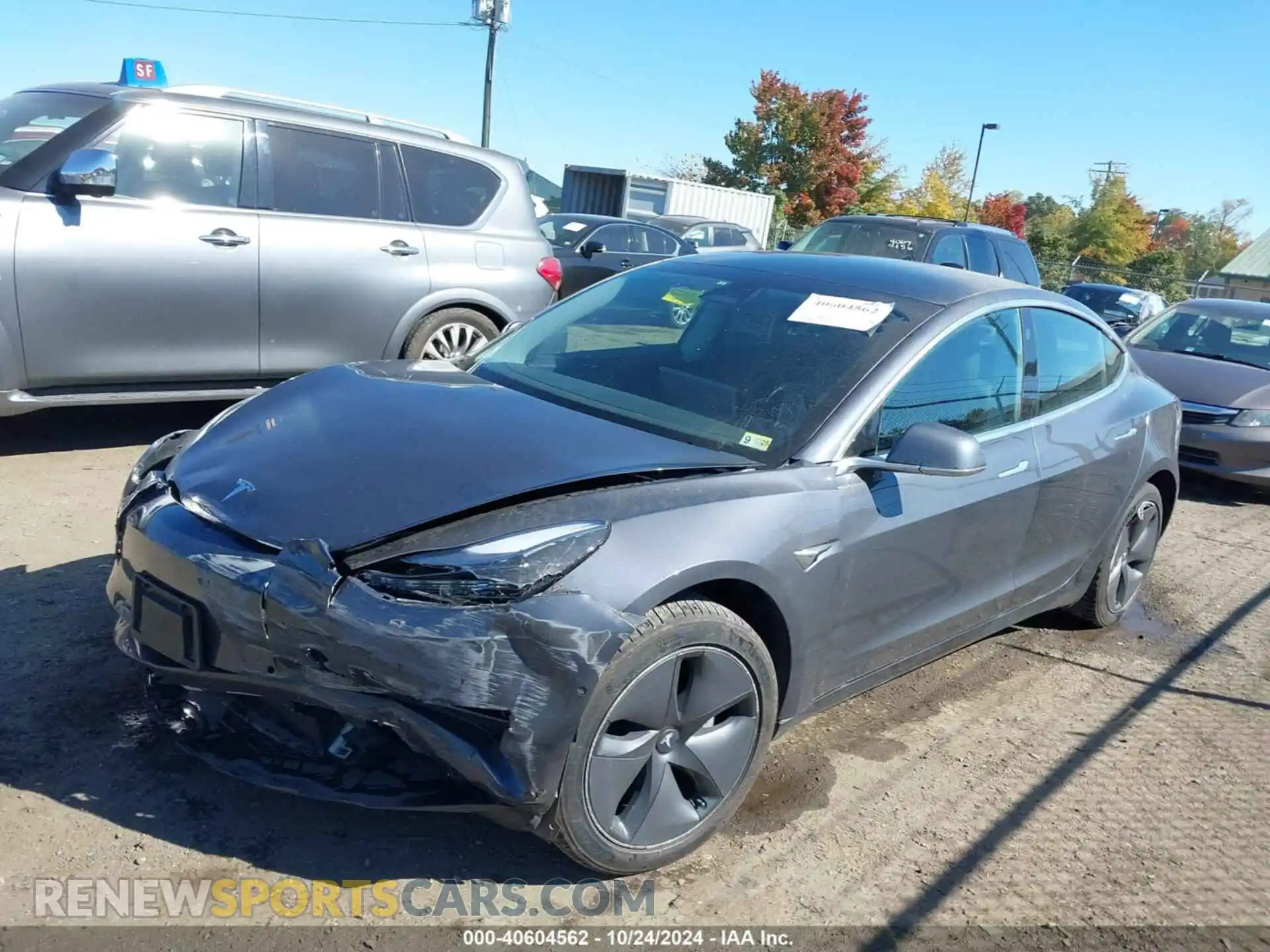 2 Photograph of a damaged car 5YJ3E1EB8KF510339 TESLA MODEL 3 2019