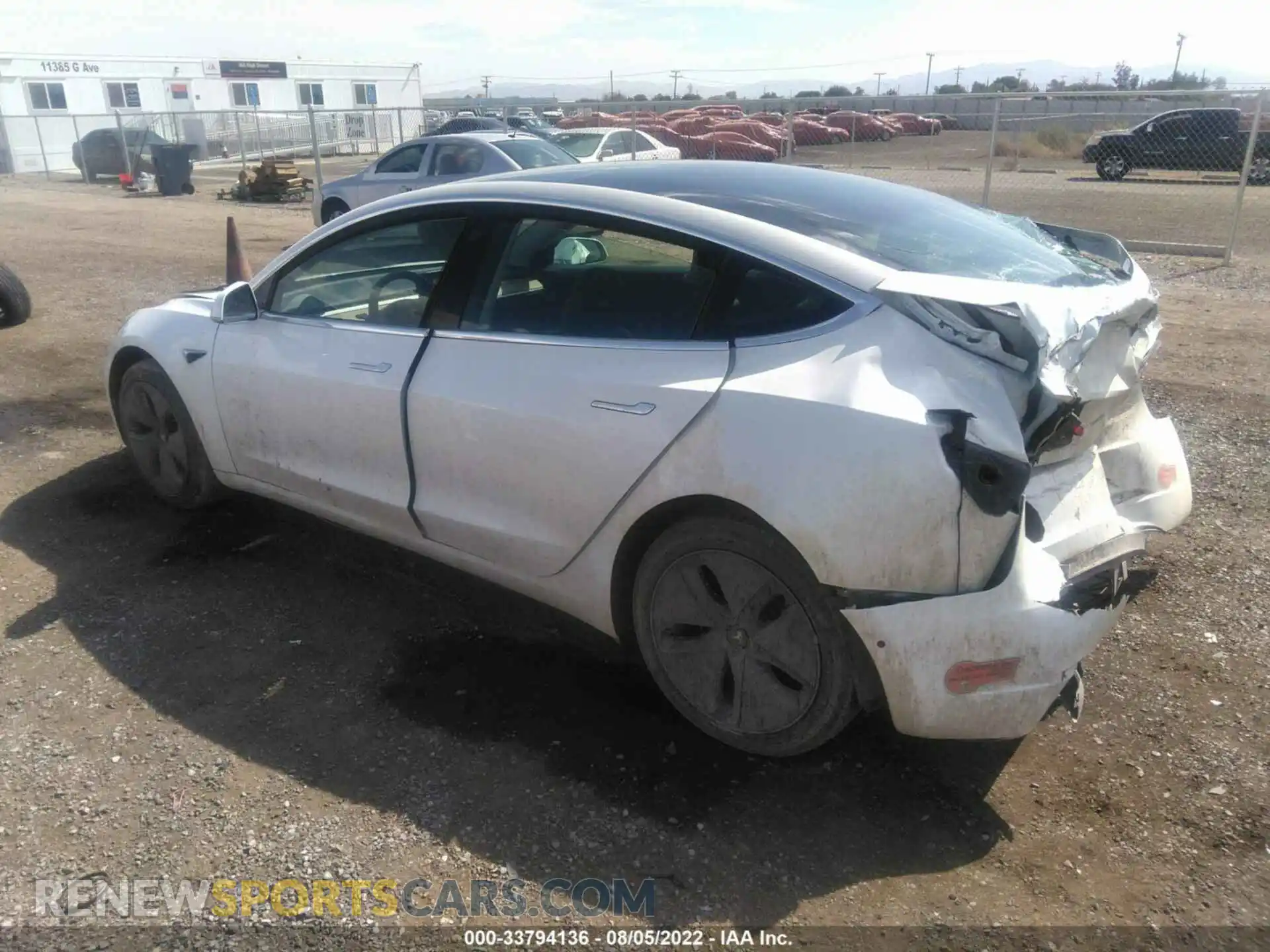 3 Photograph of a damaged car 5YJ3E1EB8KF511944 TESLA MODEL 3 2019