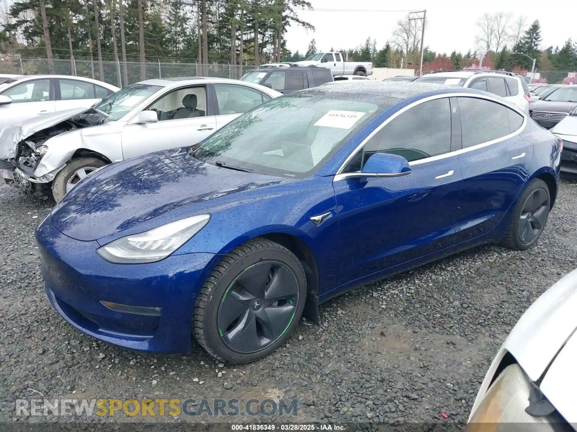 2 Photograph of a damaged car 5YJ3E1EB8KF512950 TESLA MODEL 3 2019