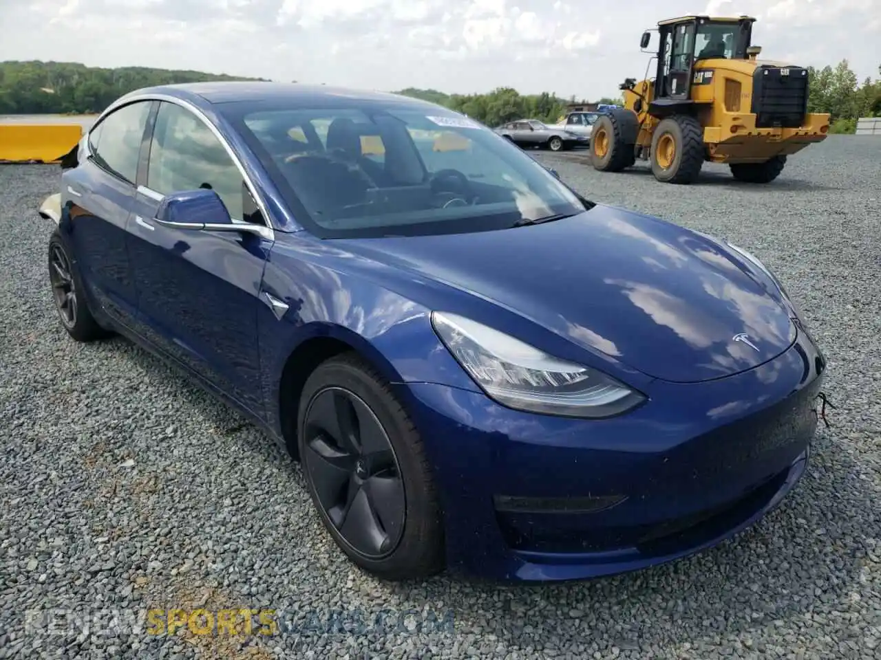 1 Photograph of a damaged car 5YJ3E1EB9KF199276 TESLA MODEL 3 2019