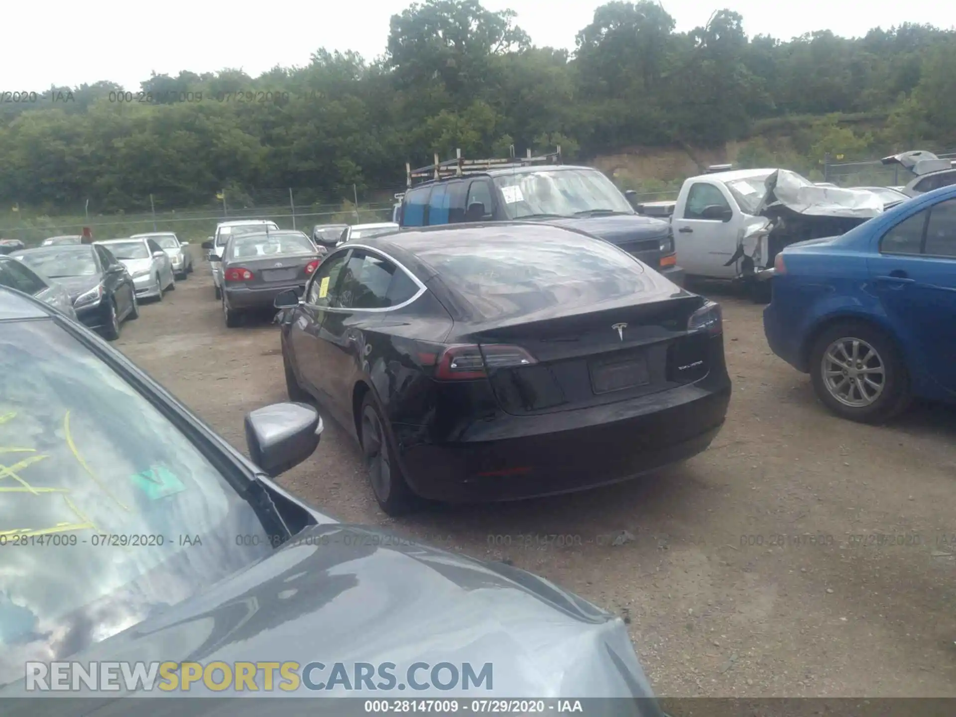 3 Photograph of a damaged car 5YJ3E1EB9KF209160 TESLA MODEL 3 2019