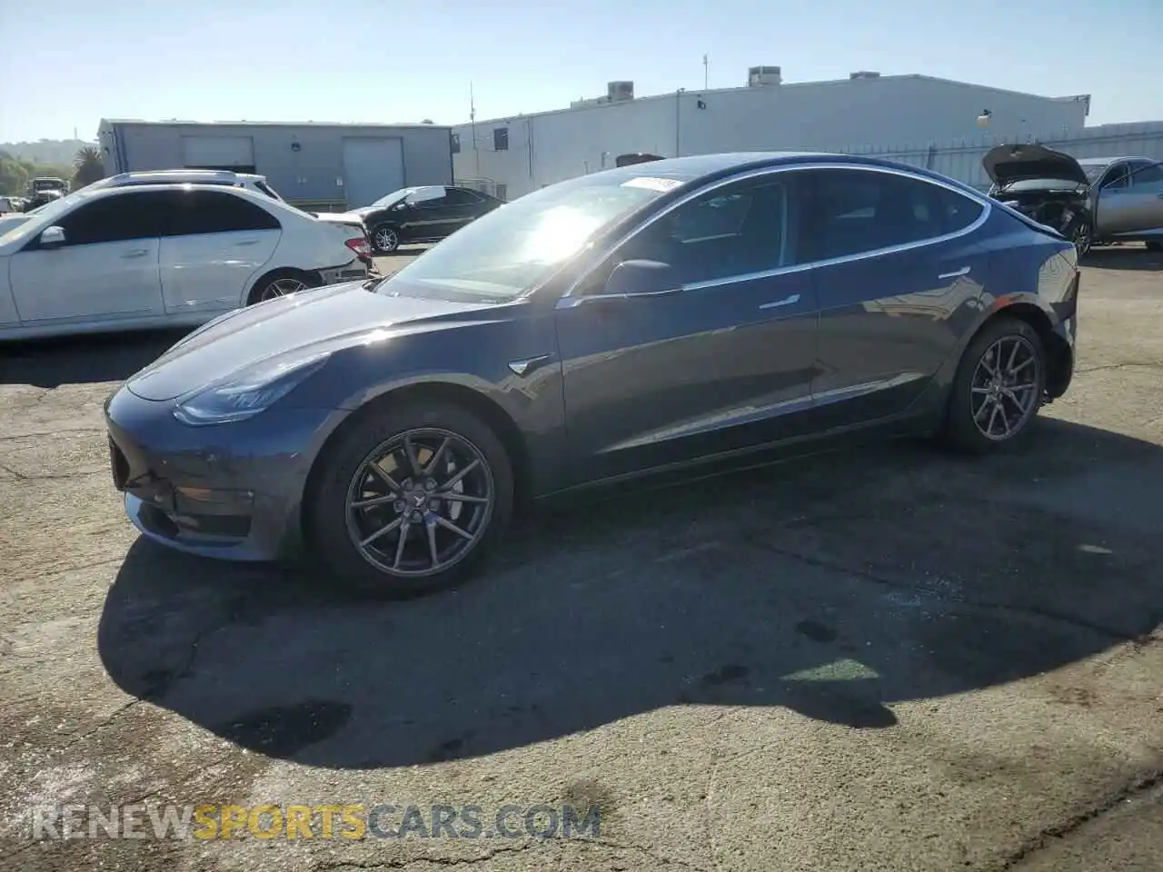 1 Photograph of a damaged car 5YJ3E1EB9KF432492 TESLA MODEL 3 2019