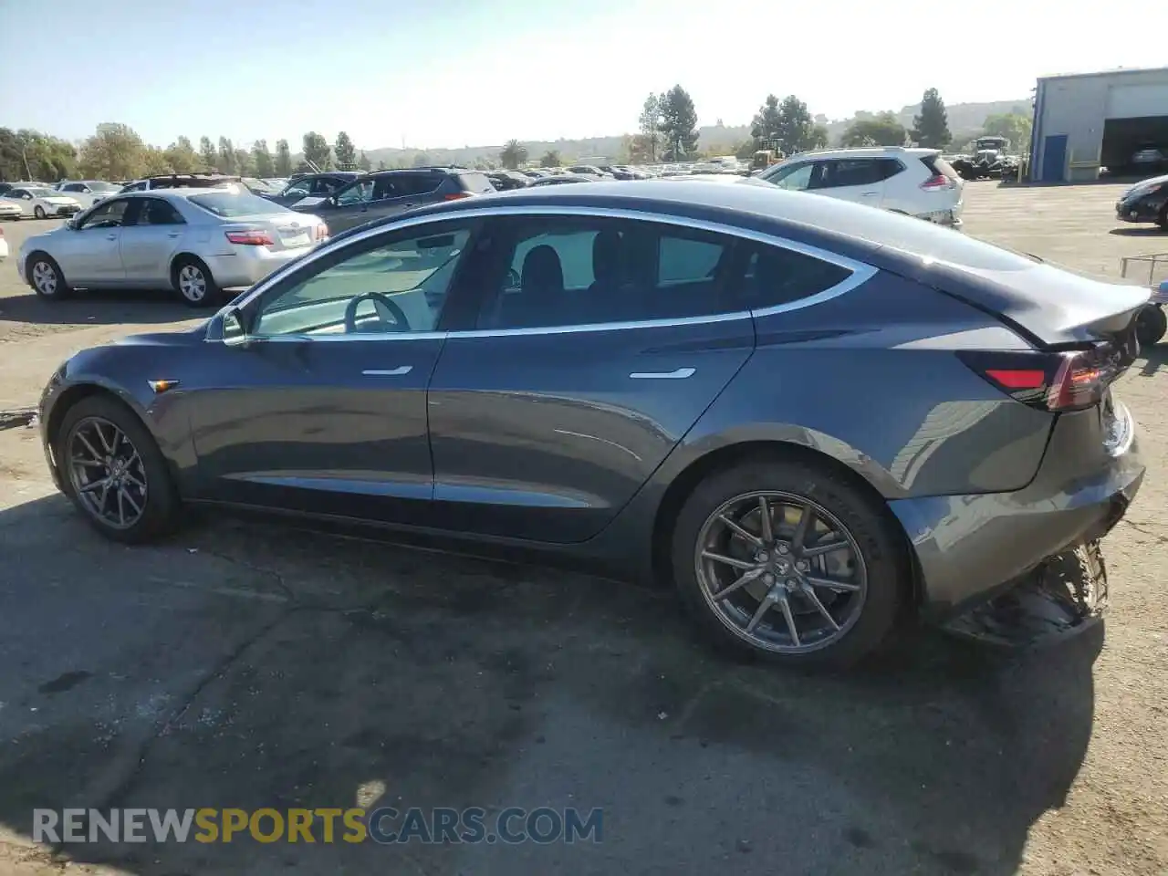 2 Photograph of a damaged car 5YJ3E1EB9KF432492 TESLA MODEL 3 2019