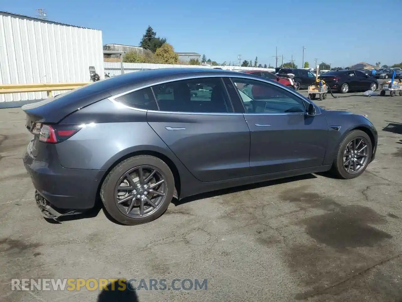 3 Photograph of a damaged car 5YJ3E1EB9KF432492 TESLA MODEL 3 2019