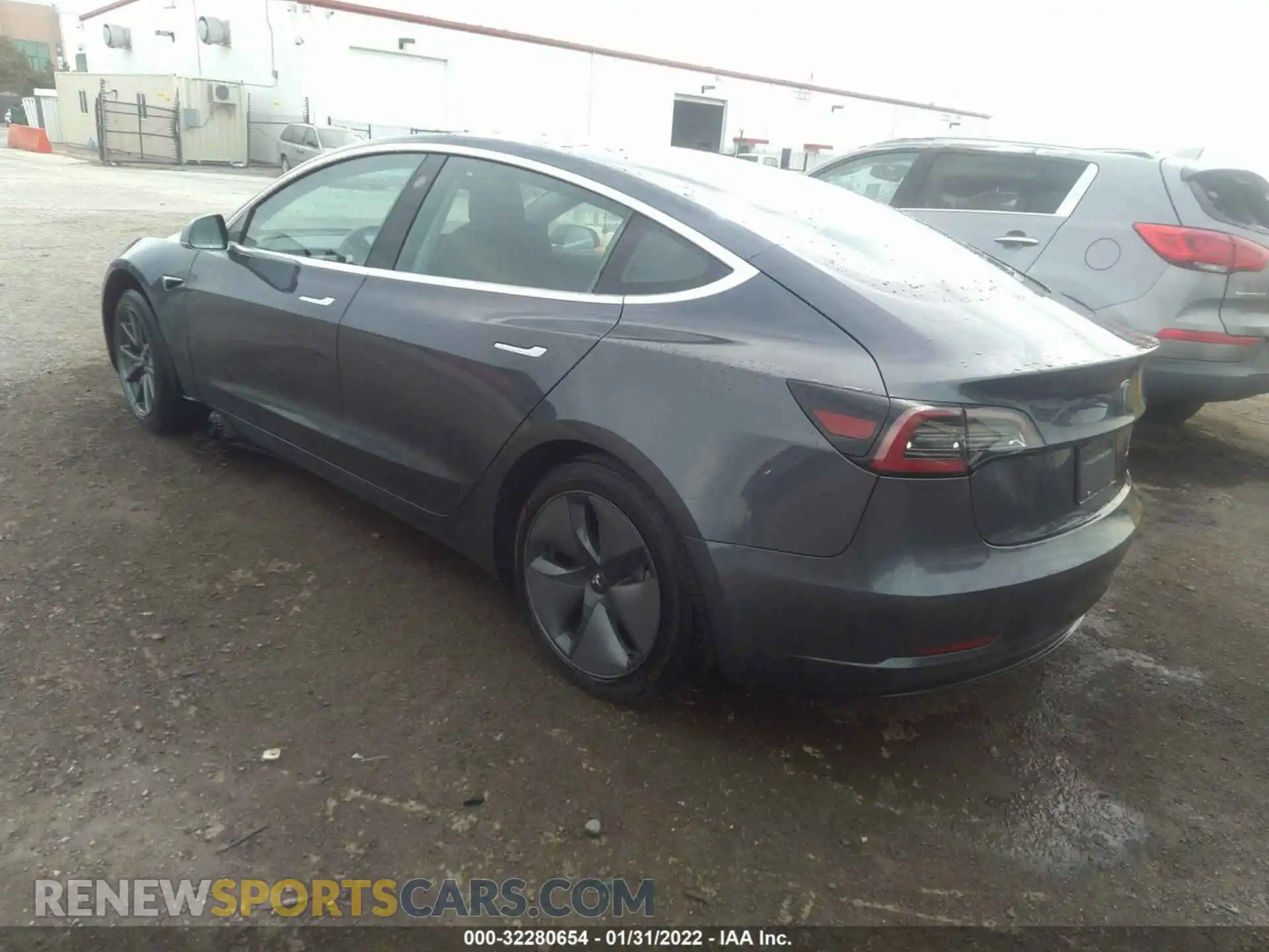 3 Photograph of a damaged car 5YJ3E1EB9KF451995 TESLA MODEL 3 2019