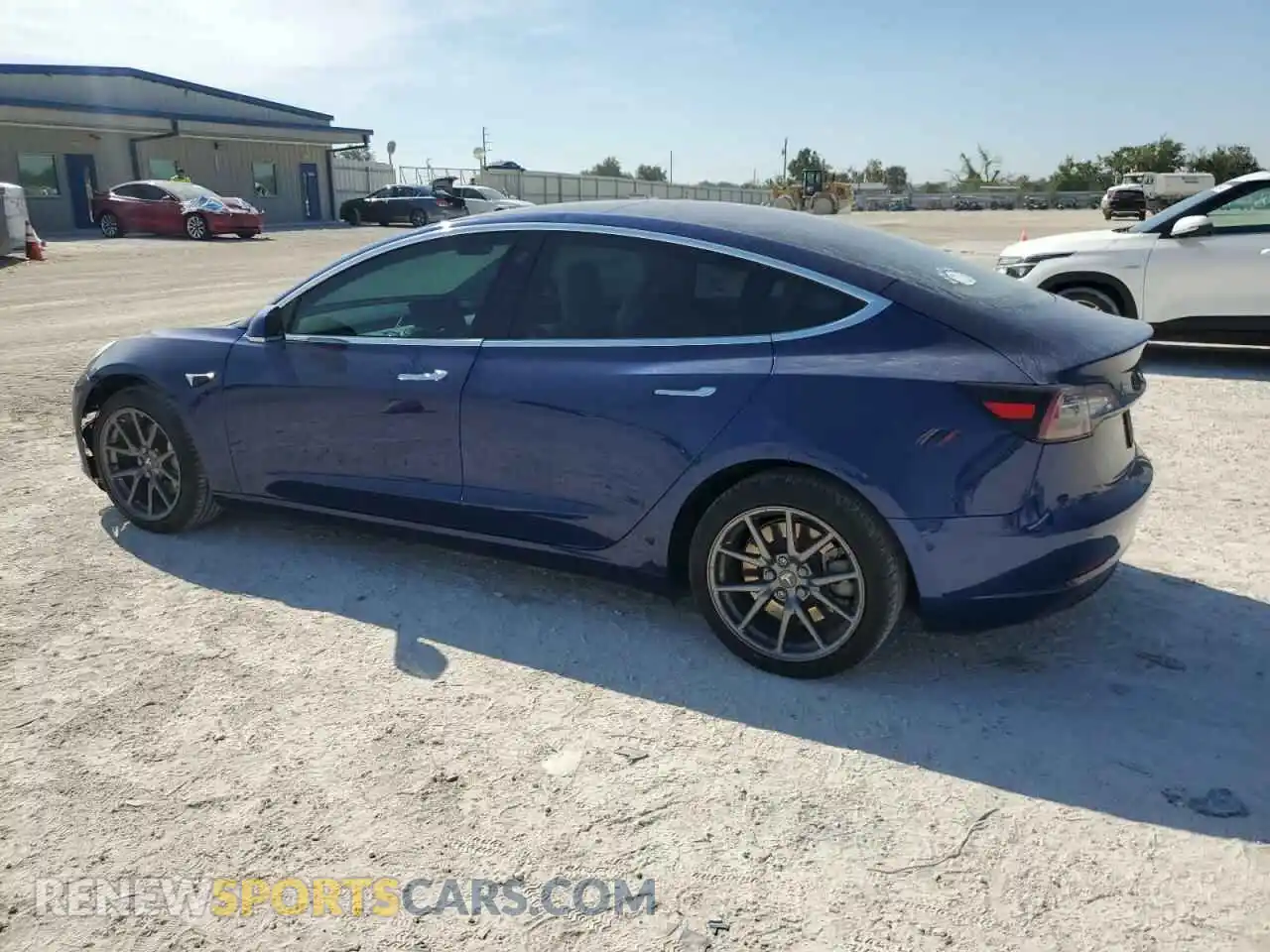 2 Photograph of a damaged car 5YJ3E1EB9KF454363 TESLA MODEL 3 2019