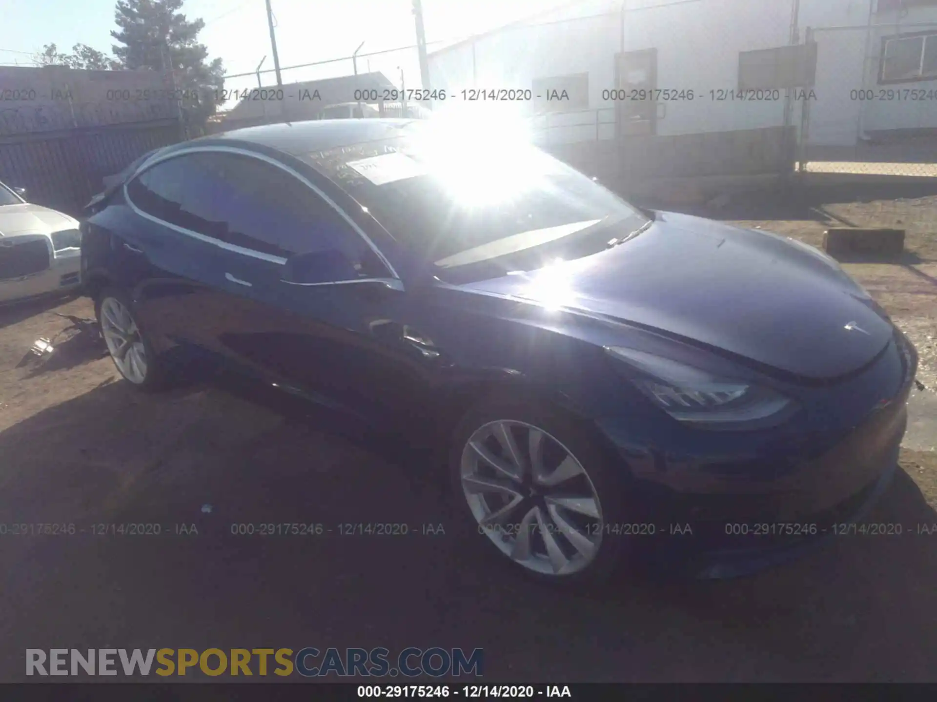1 Фотография поврежденного автомобиля 5YJ3E1EB9KF477478 TESLA MODEL 3 2019