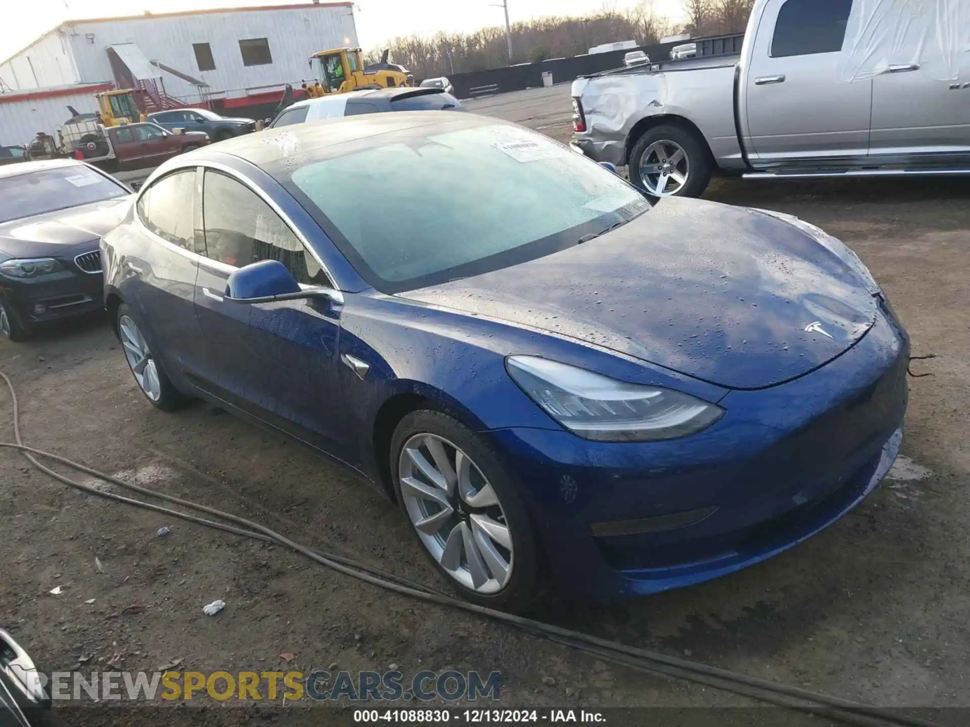 1 Photograph of a damaged car 5YJ3E1EB9KF477481 TESLA MODEL 3 2019