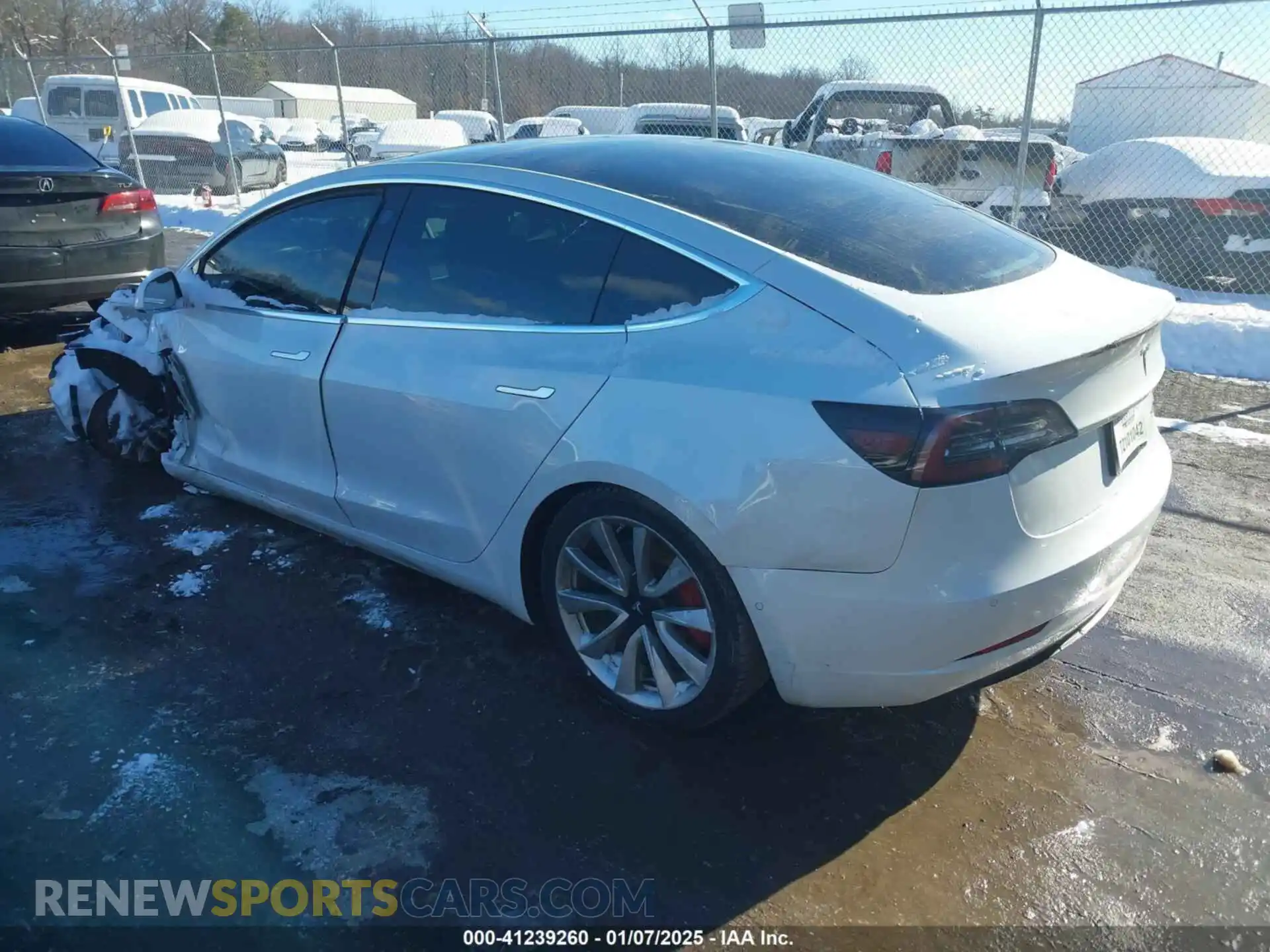 3 Photograph of a damaged car 5YJ3E1EB9KF487072 TESLA MODEL 3 2019
