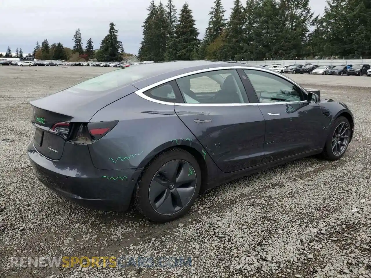 3 Photograph of a damaged car 5YJ3E1EBXKF191719 TESLA MODEL 3 2019