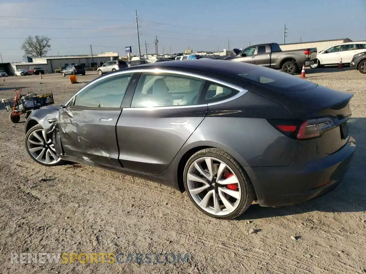 2 Фотография поврежденного автомобиля 5YJ3E1EBXKF214061 TESLA MODEL 3 2019