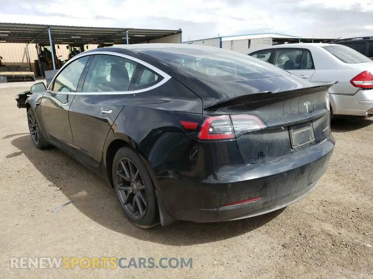 3 Photograph of a damaged car 5YJ3E1EBXKF385134 TESLA MODEL 3 2019