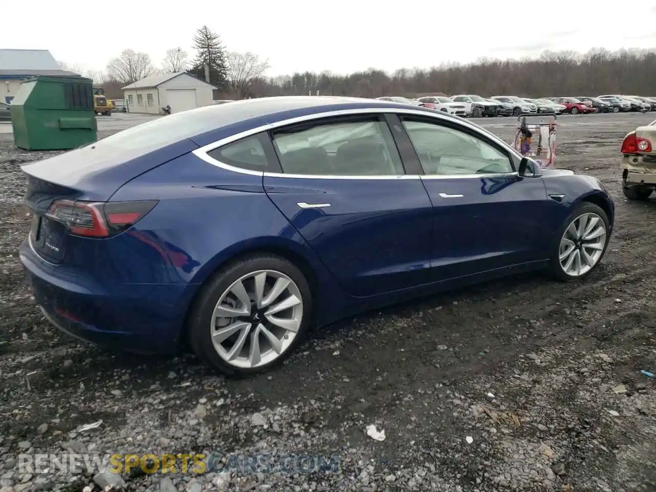 3 Photograph of a damaged car 5YJ3E1EBXKF389877 TESLA MODEL 3 2019