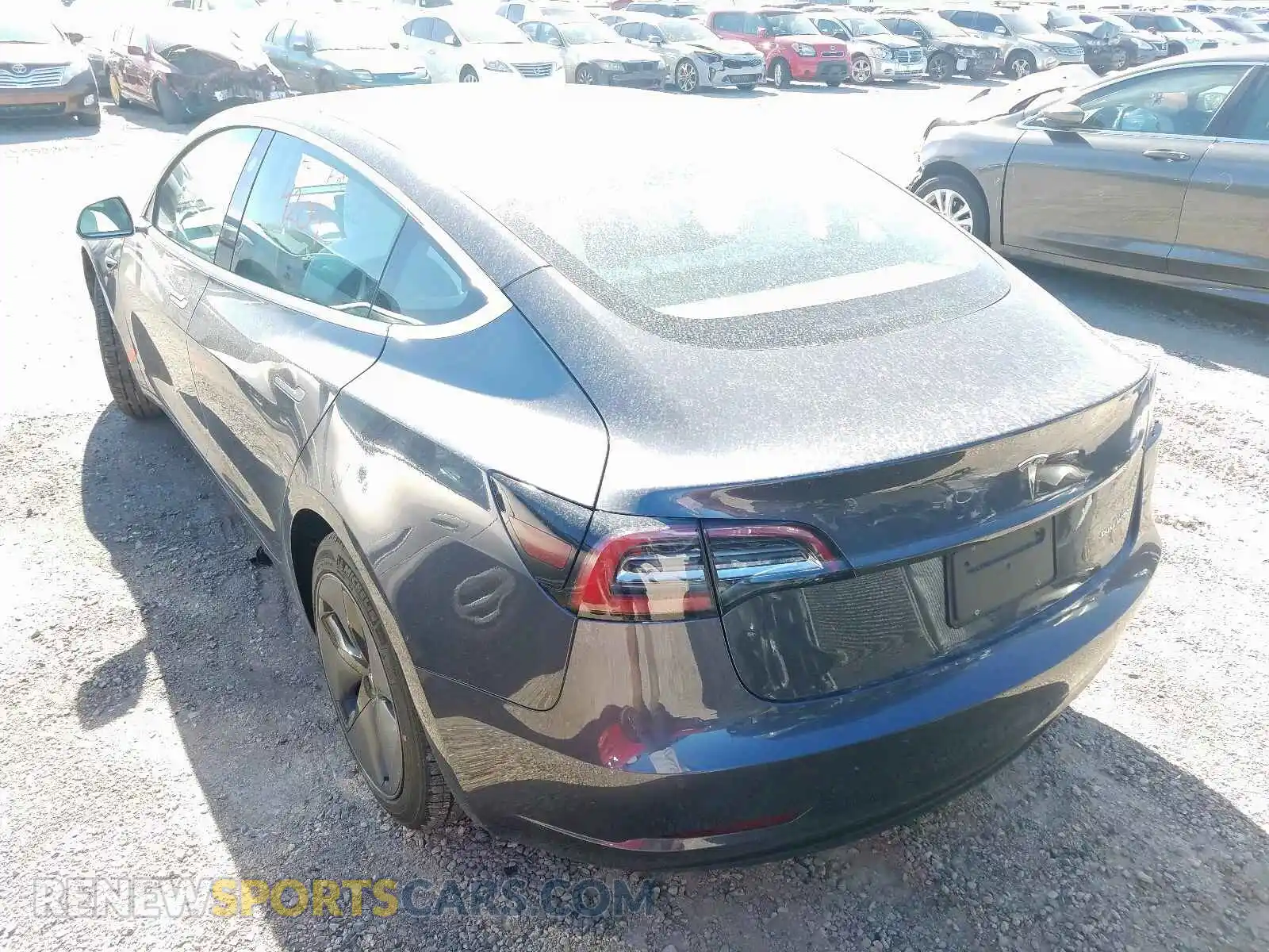 3 Photograph of a damaged car 5YJ3E1EBXKF390799 TESLA MODEL 3 2019