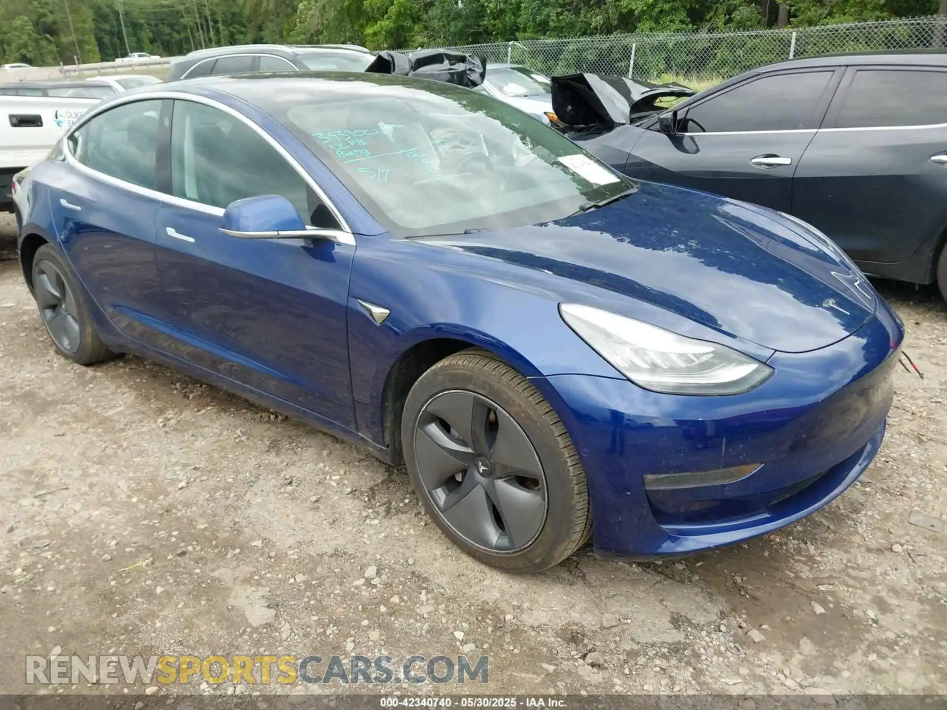 1 fotografías del automóvil dañado 5YJ3E1EBXKF393900 TESLA MODEL 3 2019