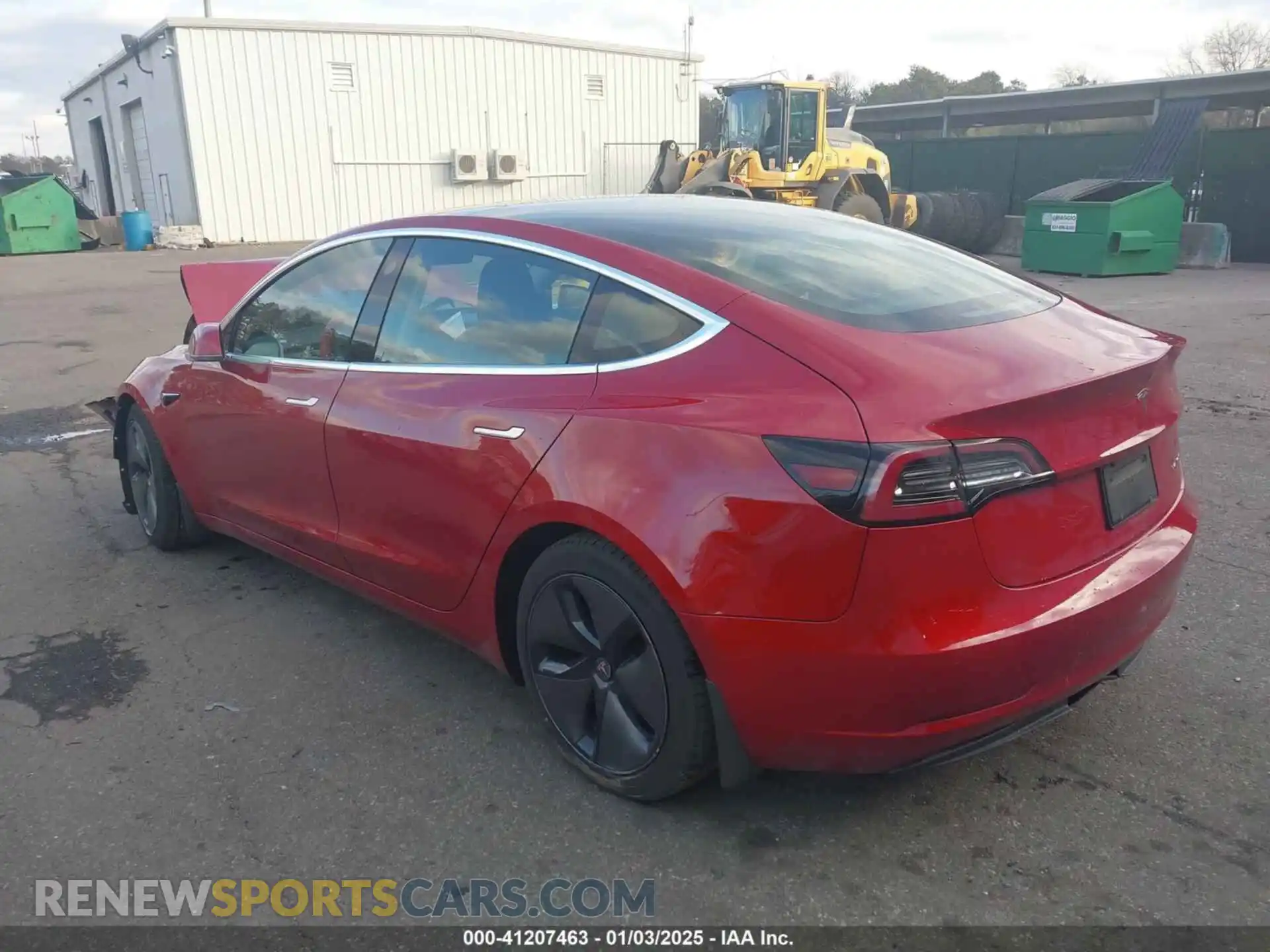 3 Photograph of a damaged car 5YJ3E1EBXKF440486 TESLA MODEL 3 2019