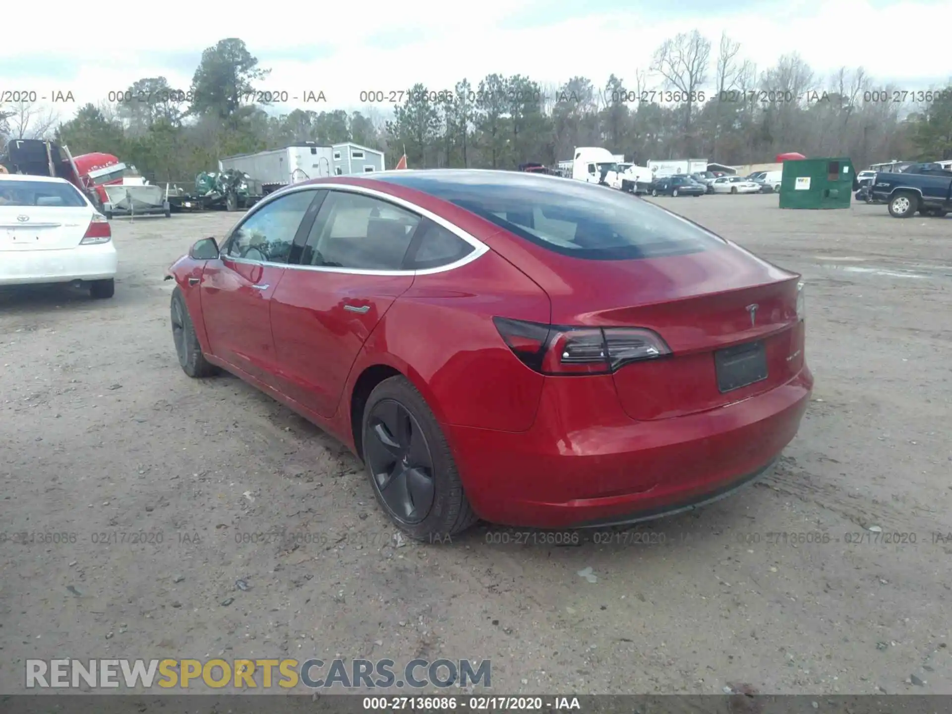 3 Photograph of a damaged car 5YJ3E1EBXKF469146 TESLA MODEL 3 2019