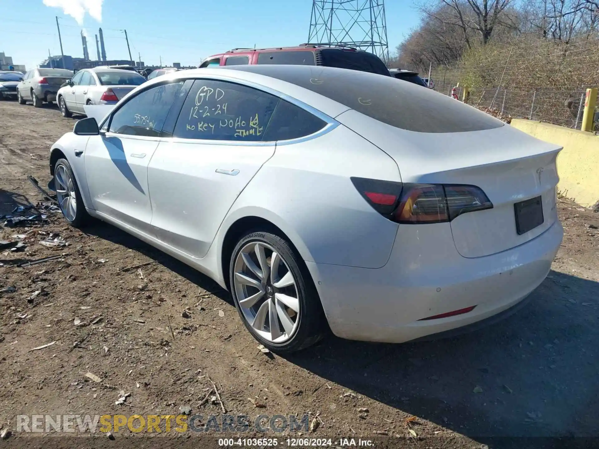 3 Photograph of a damaged car 5YJ3E1EBXKF469552 TESLA MODEL 3 2019