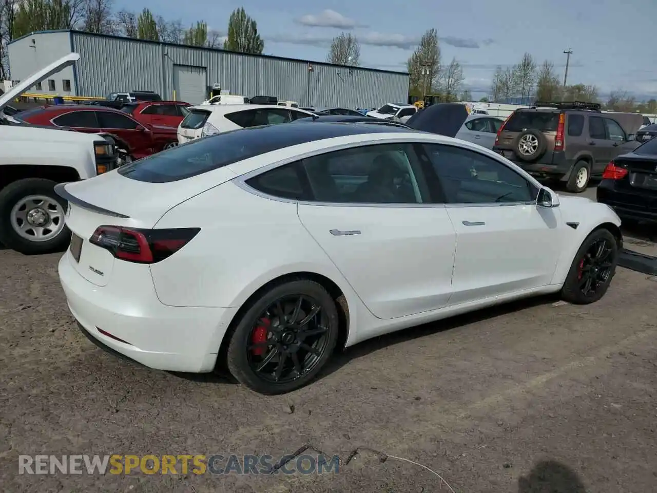 3 Photograph of a damaged car 5YJ3E1EBXKF487064 TESLA MODEL 3 2019
