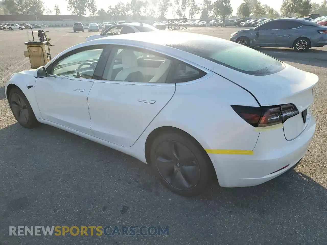 2 Photograph of a damaged car 5YJ3E1EBXKF494614 TESLA MODEL 3 2019
