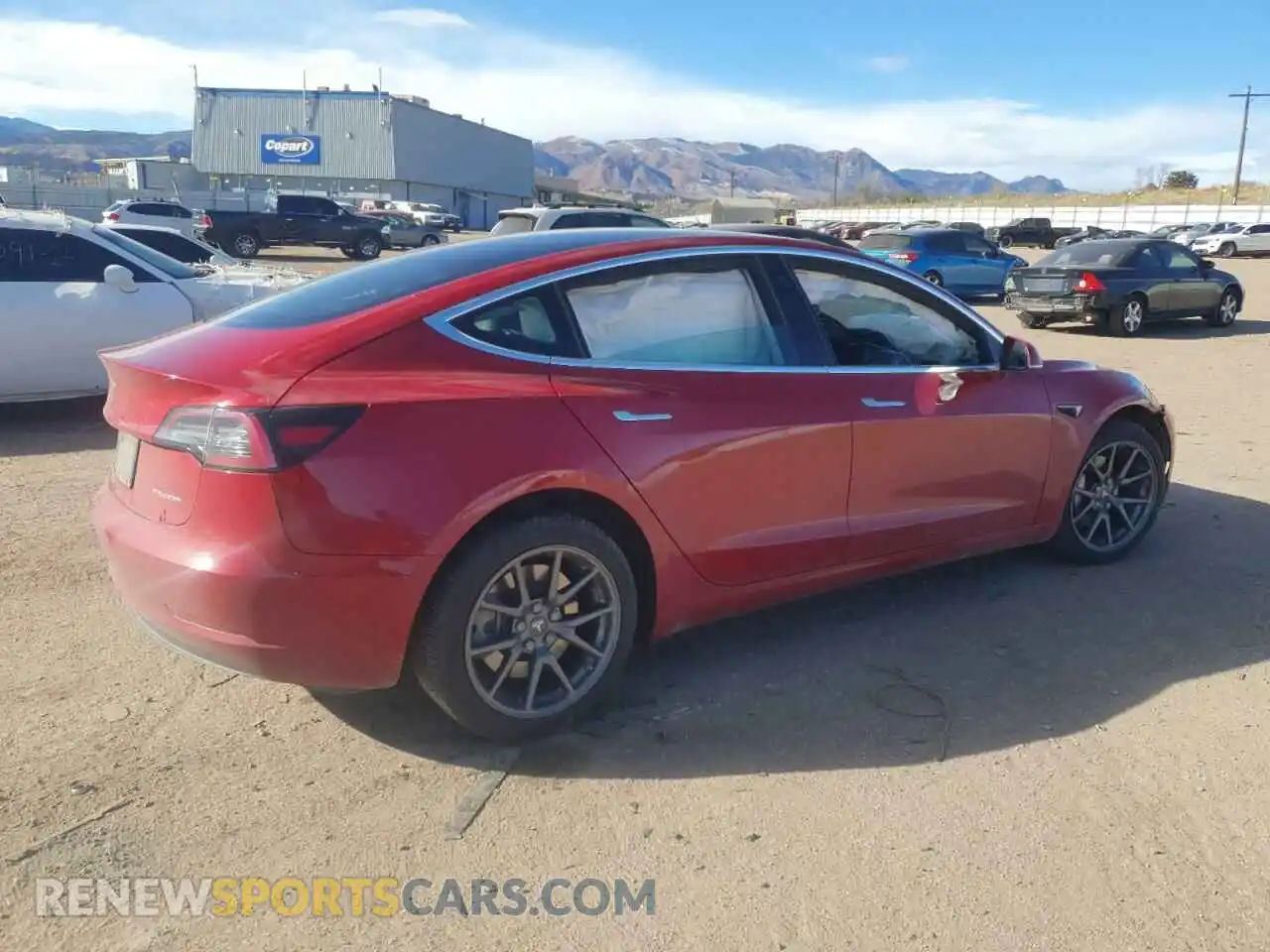 3 Photograph of a damaged car 5YJ3E1EBXKF496797 TESLA MODEL 3 2019