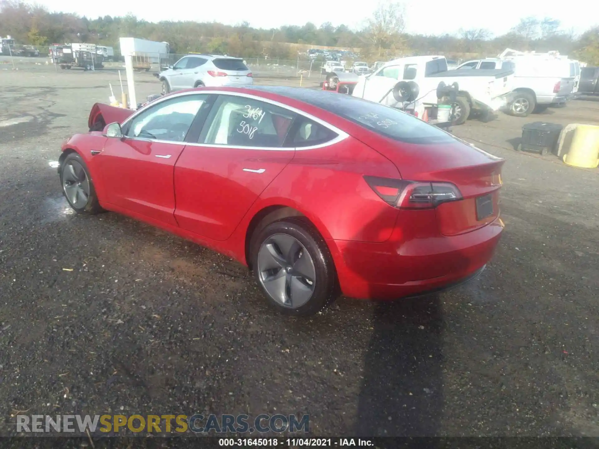 3 Photograph of a damaged car 5YJ3E1EBXKF497125 TESLA MODEL 3 2019
