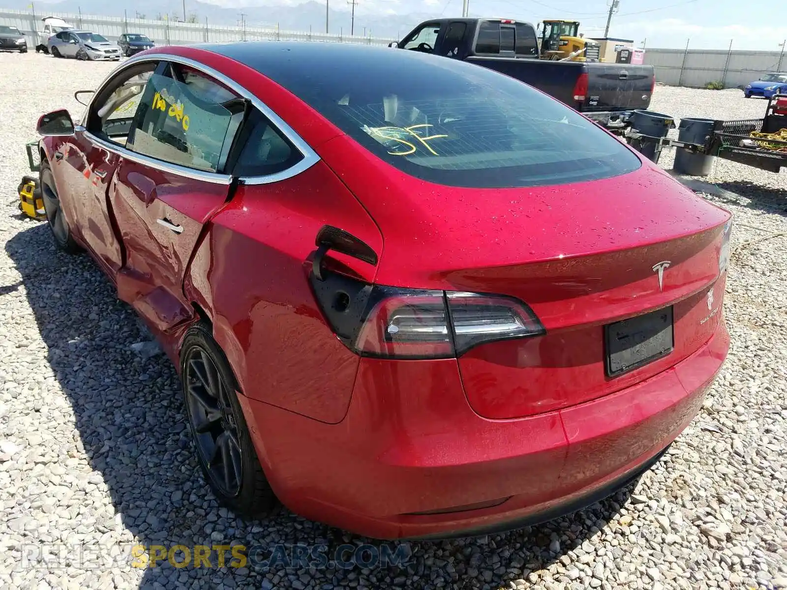 3 Photograph of a damaged car 5YJ3E1EBXXF387269 TESLA MODEL 3 2019