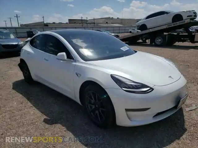1 Photograph of a damaged car 5YJ3E1EA0LF504561 TESLA MODEL 3 2020